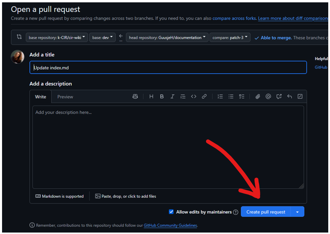 Screenshot commit