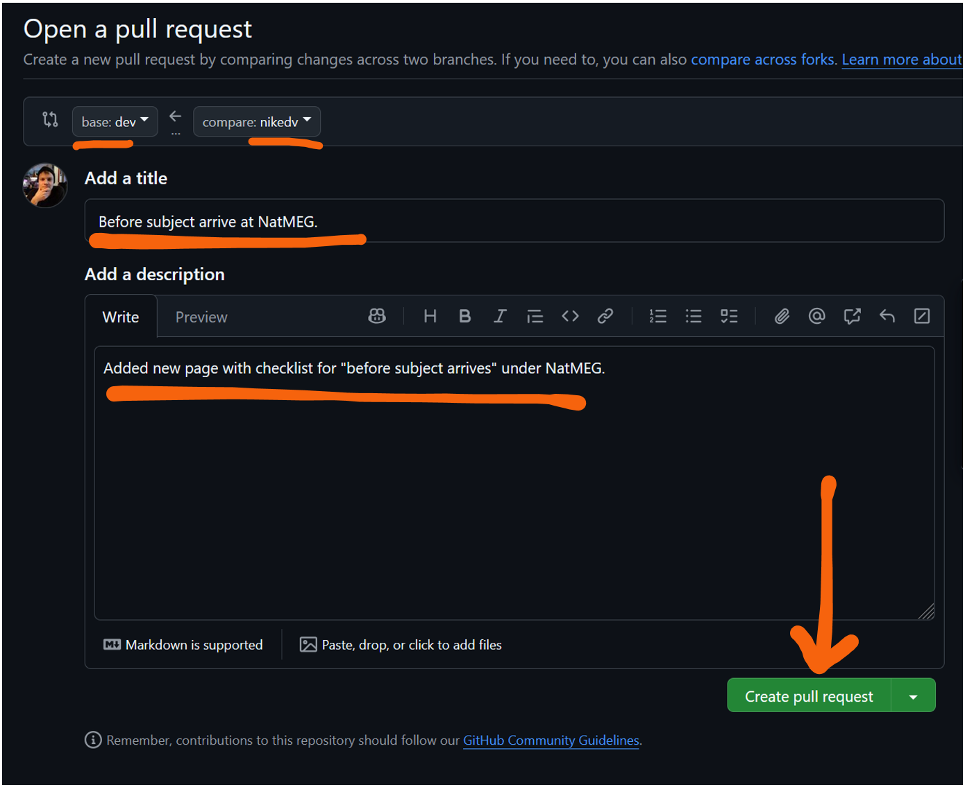 Navigation structure