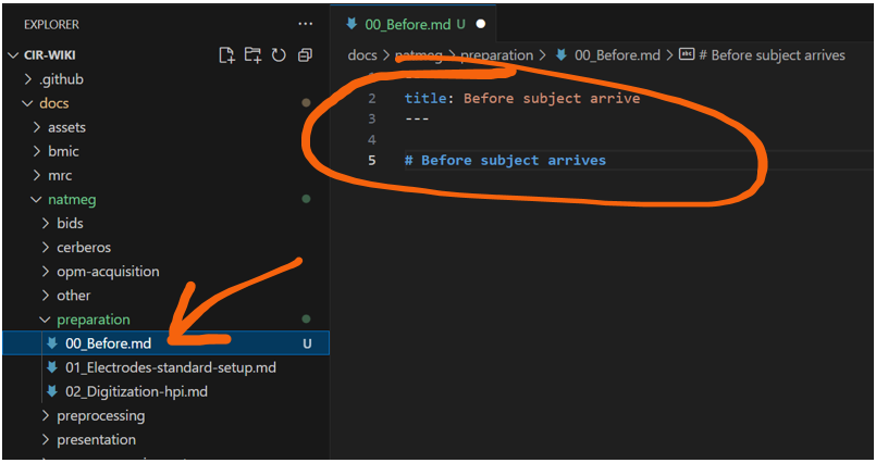 Navigation structure